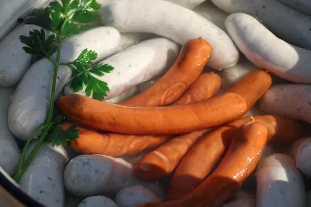 Blechschild Brewniversity beer lager bratwurst 