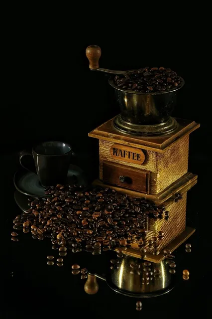Blechschild Fresh Brewed Coffee frisch kaffee hier 