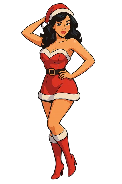 Blechschild Pinup girl auf rotem Motorrad Metallschild 20x30 Wanddeko tin sign
