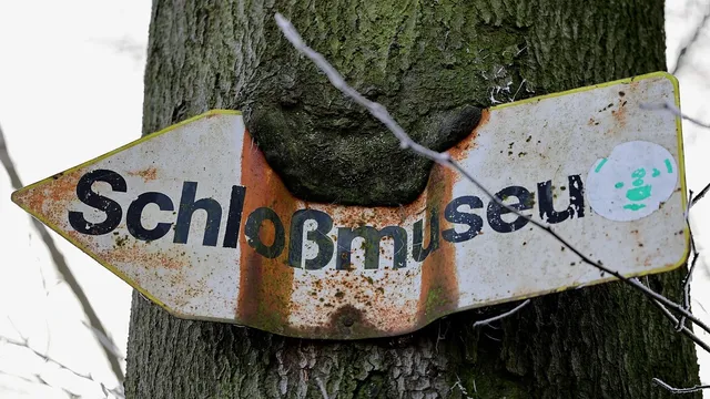Blechschild Dads shed no thanks required! 
