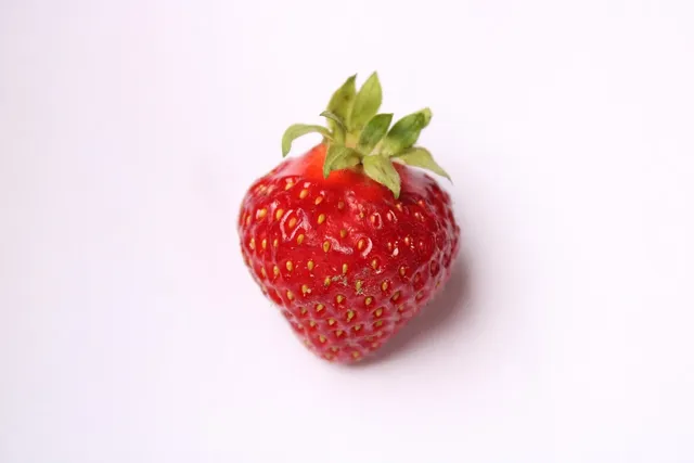 Blechschild Frische Erdbeeren 