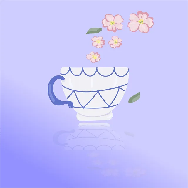 Blechschild Darjeeling tea tee 