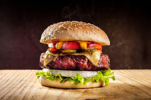 Fun Bilderrahmen Best Burger American Style Rahmen Wanddeko 20x30 cm 