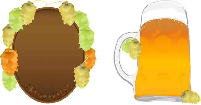 Fun Bilderrahmen Bier Hopfen und Malz Gott erhalt`s Rahmen Deko 20x30 