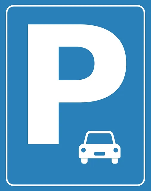 Fun Bilderrahmen Auto Fiat 500 parking only Rahmen Wanddeko 20x30 cm 