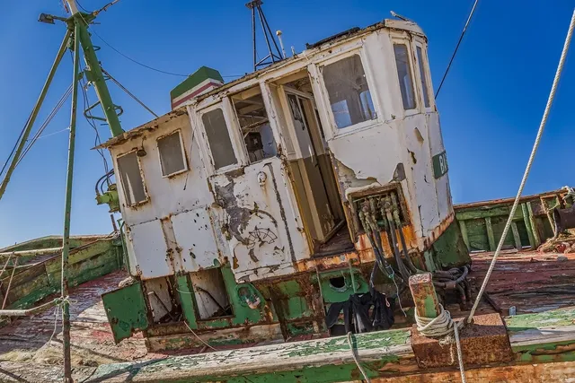Fun Bilderrahmen French Line Last Time nostalgie Schiff  Reklame  Deko