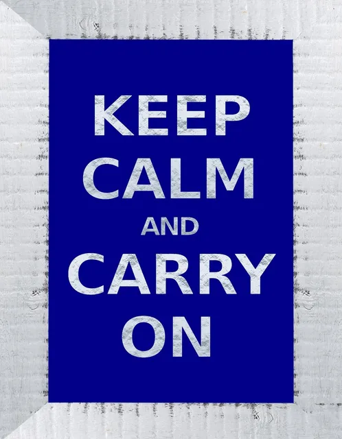 Blechschild Keep Calm & Love Candy  Metallschild tin sign Deko