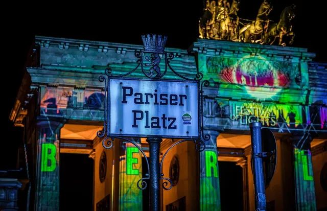 Blechschild Brandenburger Tor berlin straßenschild 