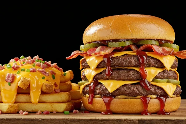Blechschild Best Burger American Style Metallschild Wanddeko 20x30 cm tin sign