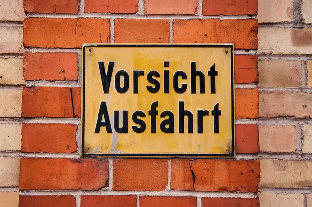 Blechschild 