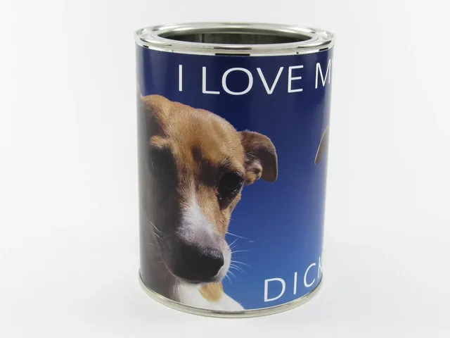 Blechschild Die Mitnahme von Hundehaaren 27x10 tin sign