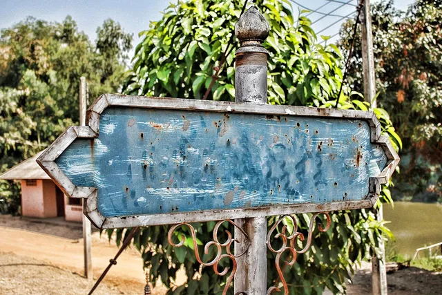 Blechschild 