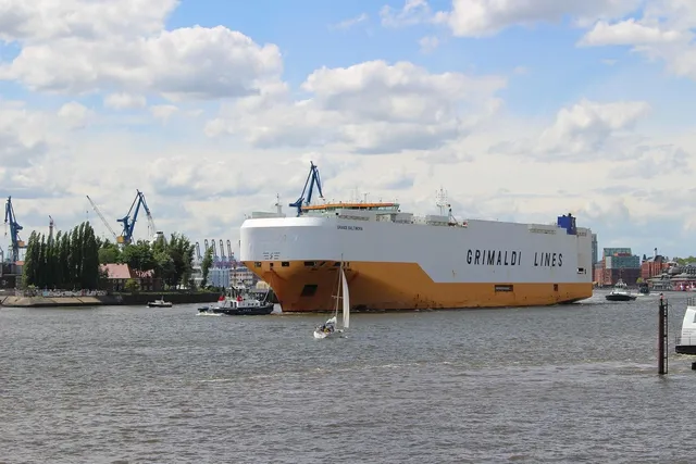 Blechschild Hamburg Amerika Linie schifffahrt hapag kreuzfahrt 