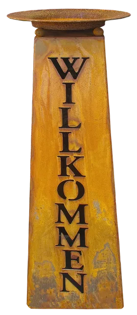 Blechschild 