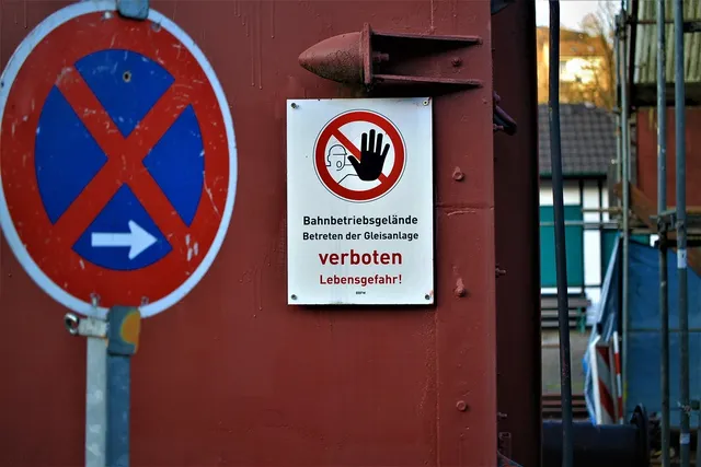 Blechschild 